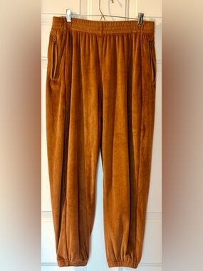 Skims Classic Velour Joggers Copper Colored Women’s size Medium